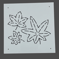 Momiji - Maple Leaves 5"x5" - Stencil