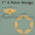 1" 6-Point Wedge - Small Pack 90 Pieces