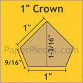 1" Crown - Small Pack 117 Pieces