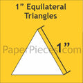 1" Equilateral Triangle - Small Pack 100 Pieces