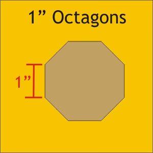 1" Octagon - Small Pack 50 Pieces