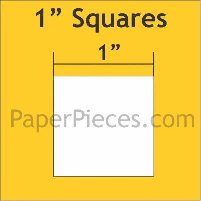 1" Squares - Small Pack 150 Pieces