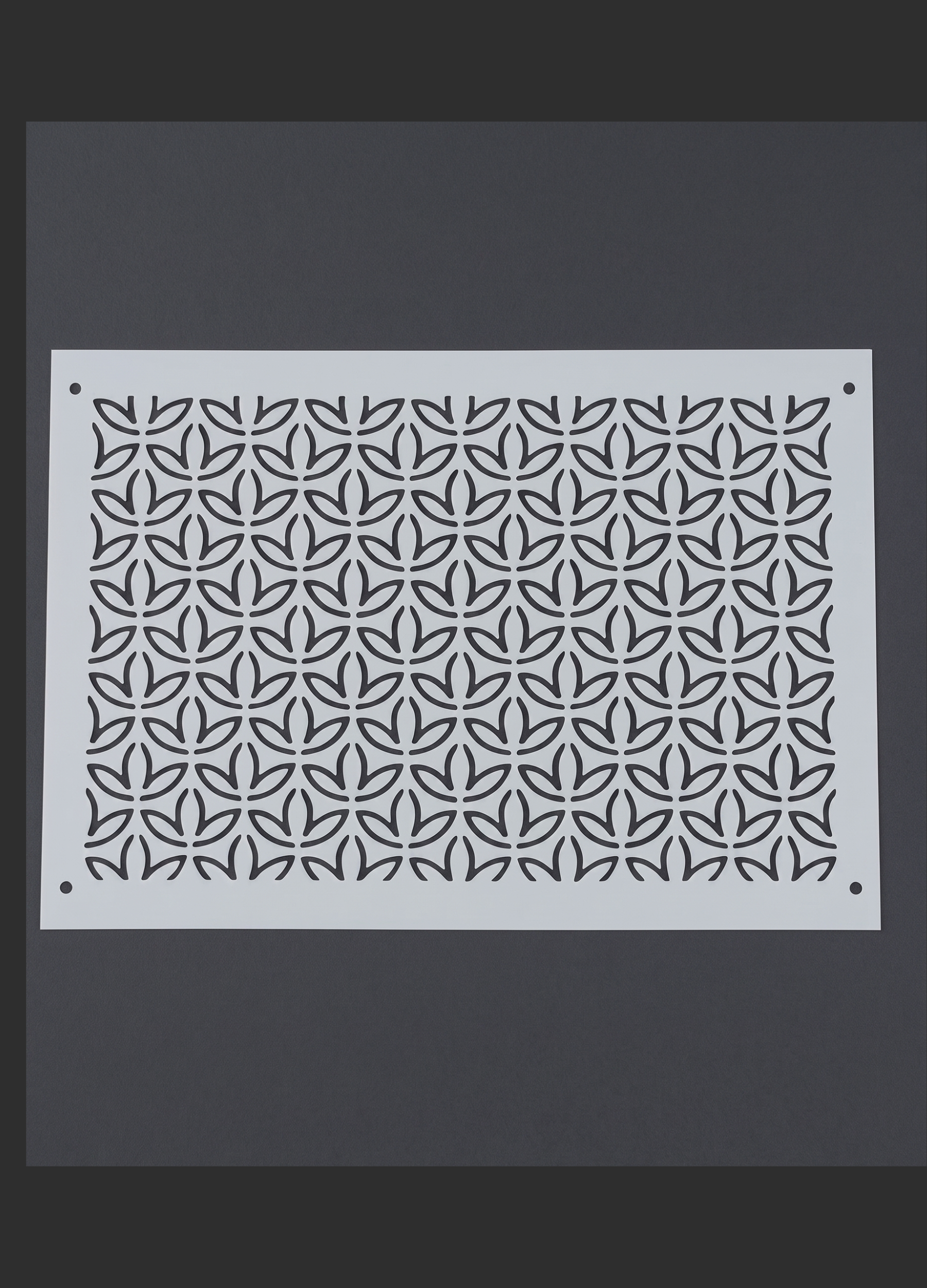 Hanabishi Variation - Flower Diamond Repeat 8.3"x5.9" - Stencil