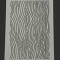 Ryusui - Flowing Waters 8.3"x 5.9" - Stencil