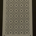 Hitomezashi Inspired - Floral Cross Pattern
