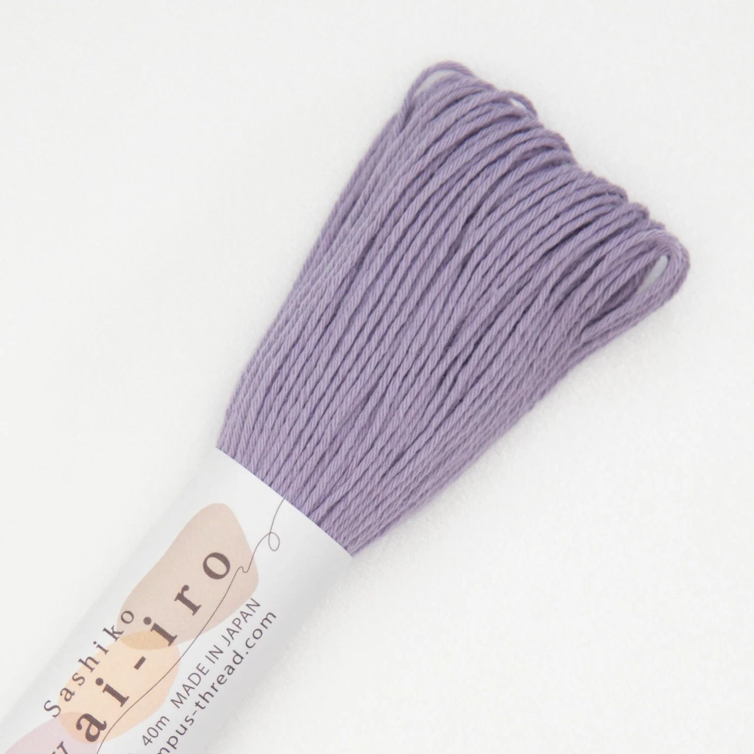 Sashiko Thread A-10-Mauve - Sashiko Awai Iro - 40m