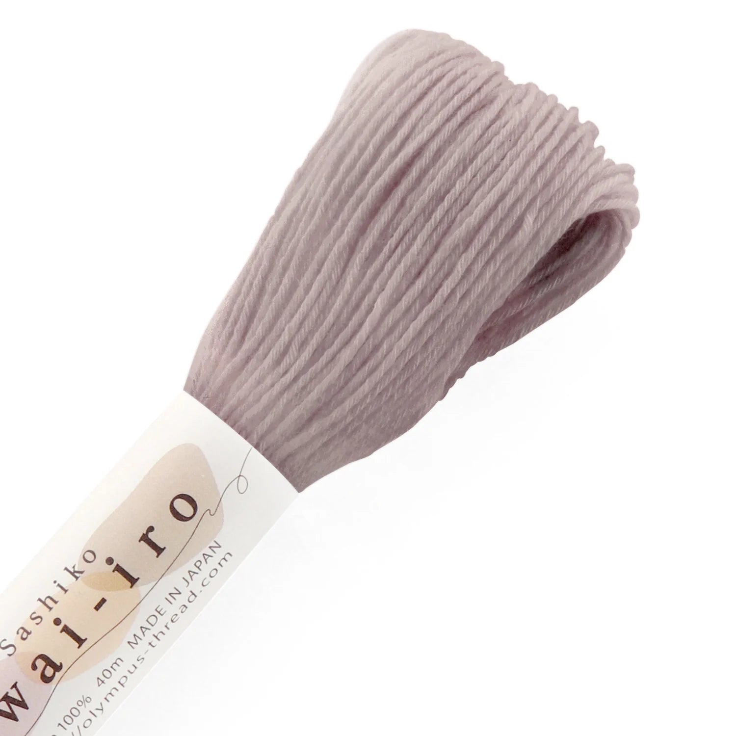 Sashiko Thread A-16-Oat Milk - Sashiko Awai Iro - 40m