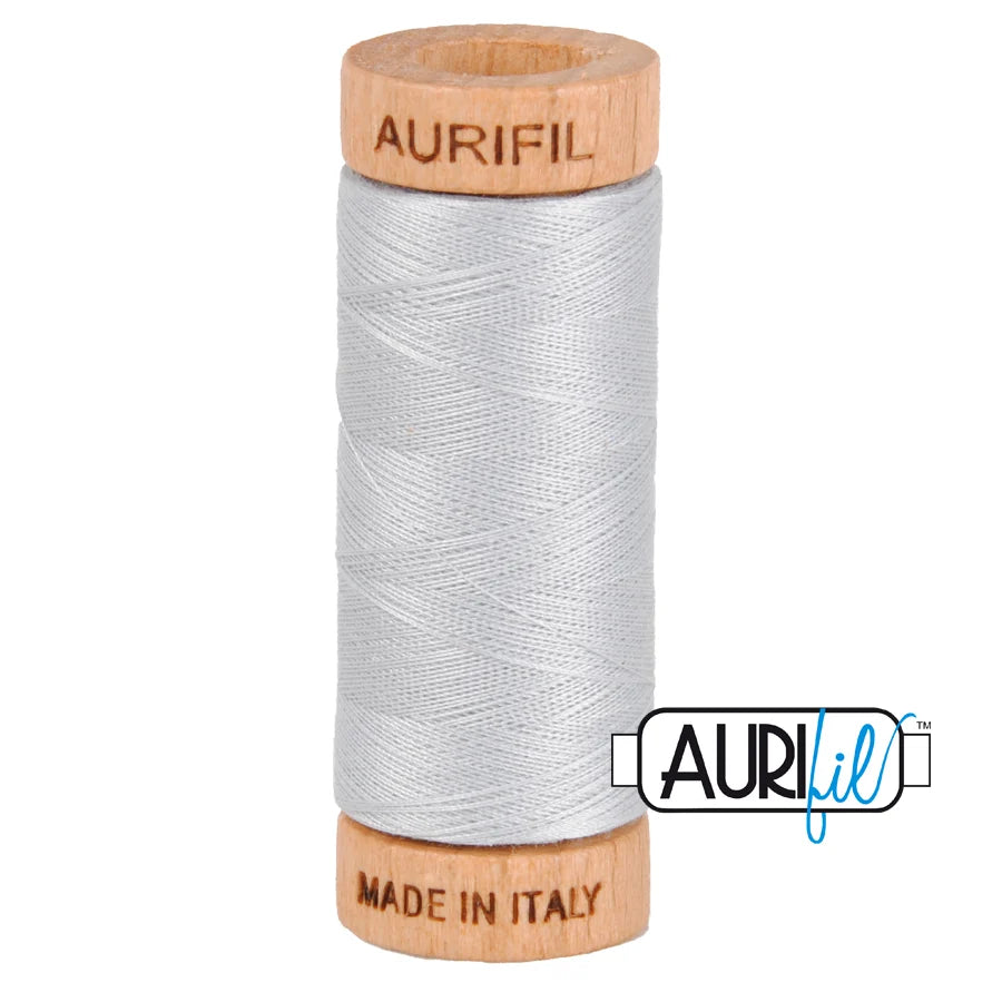 Aurifil - Mako 80wt 2600 Dove - Small Spool