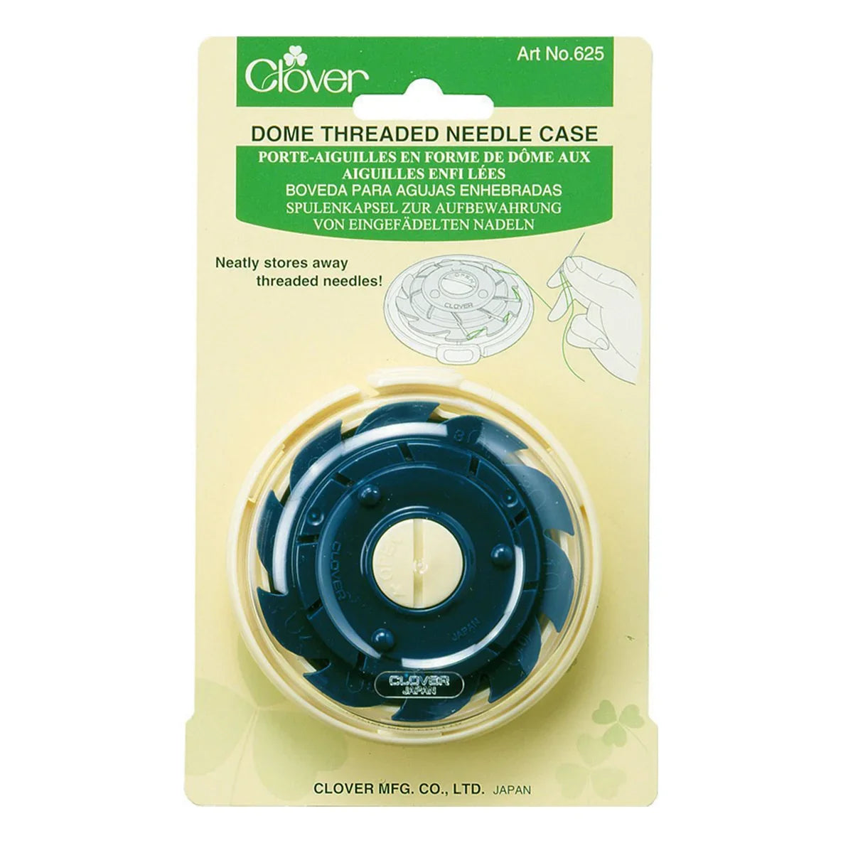 Clover - Dome Threaded Needle Case