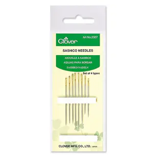 Sashiko Needles - Clover - 8 Pack