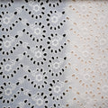 Cream Eyelet Cotton