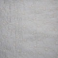 Soft Cream relief embroidered cotton silk