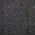 Darker grey with motifs in white denim look fabric two toned