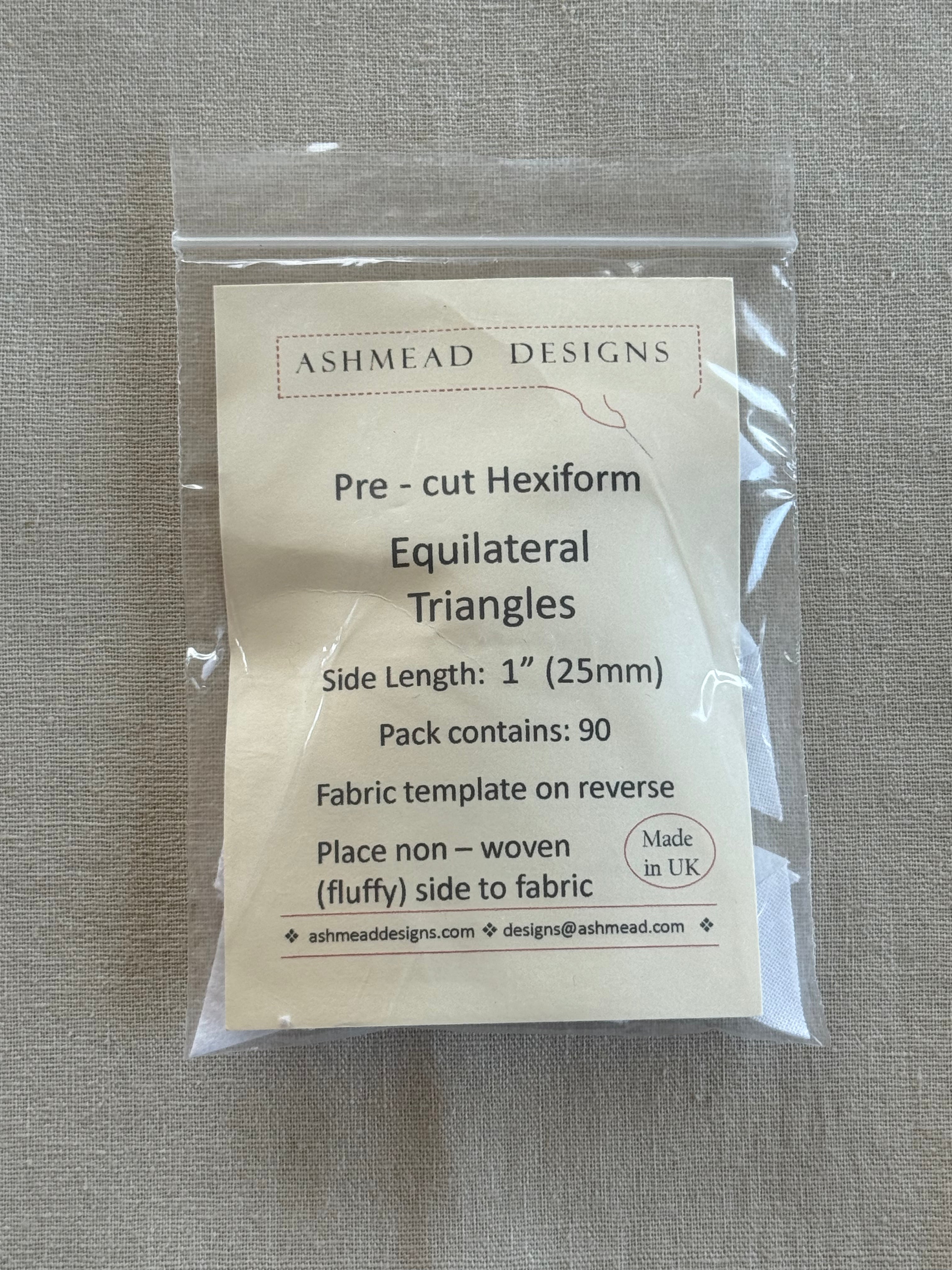 Hexiform Precut - Equilateral Triangles - 1" - pack of 90