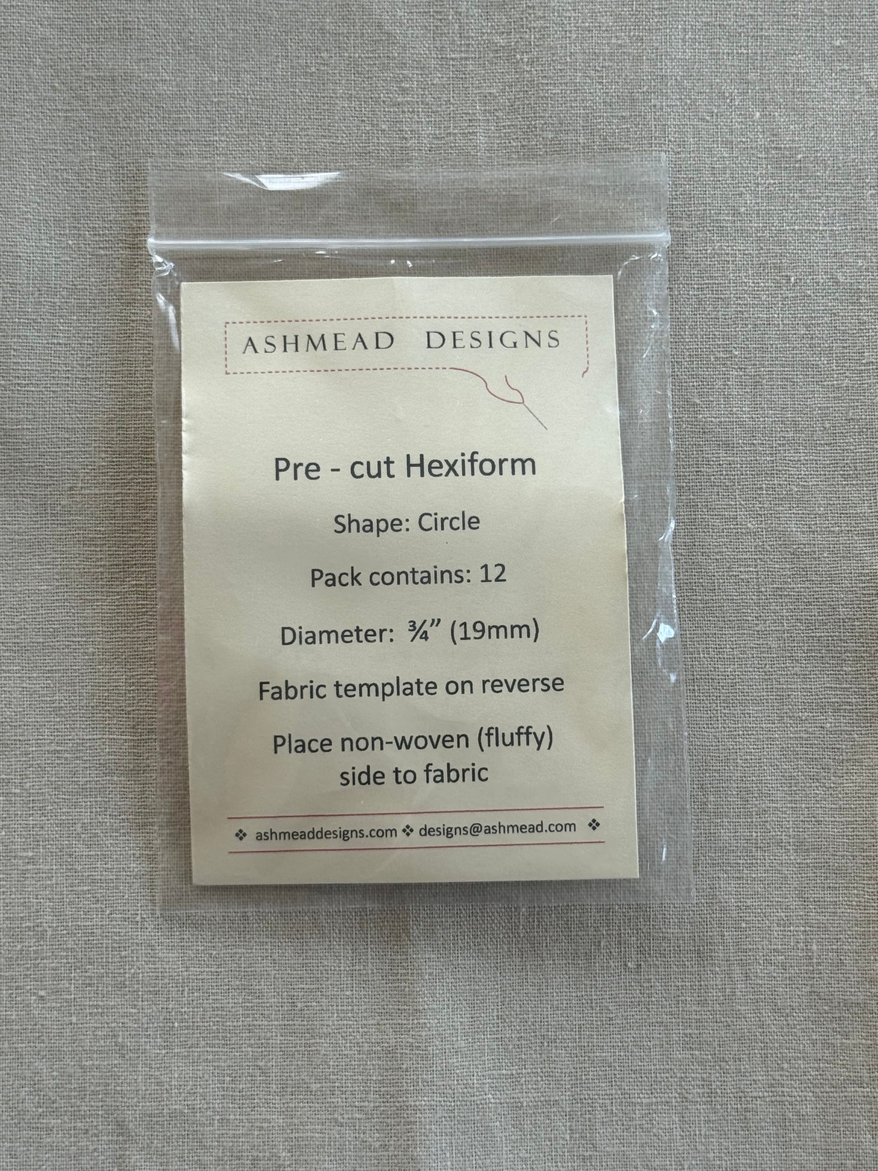 Hexiform Precut - Cirlces - 3/4" - pack of 12