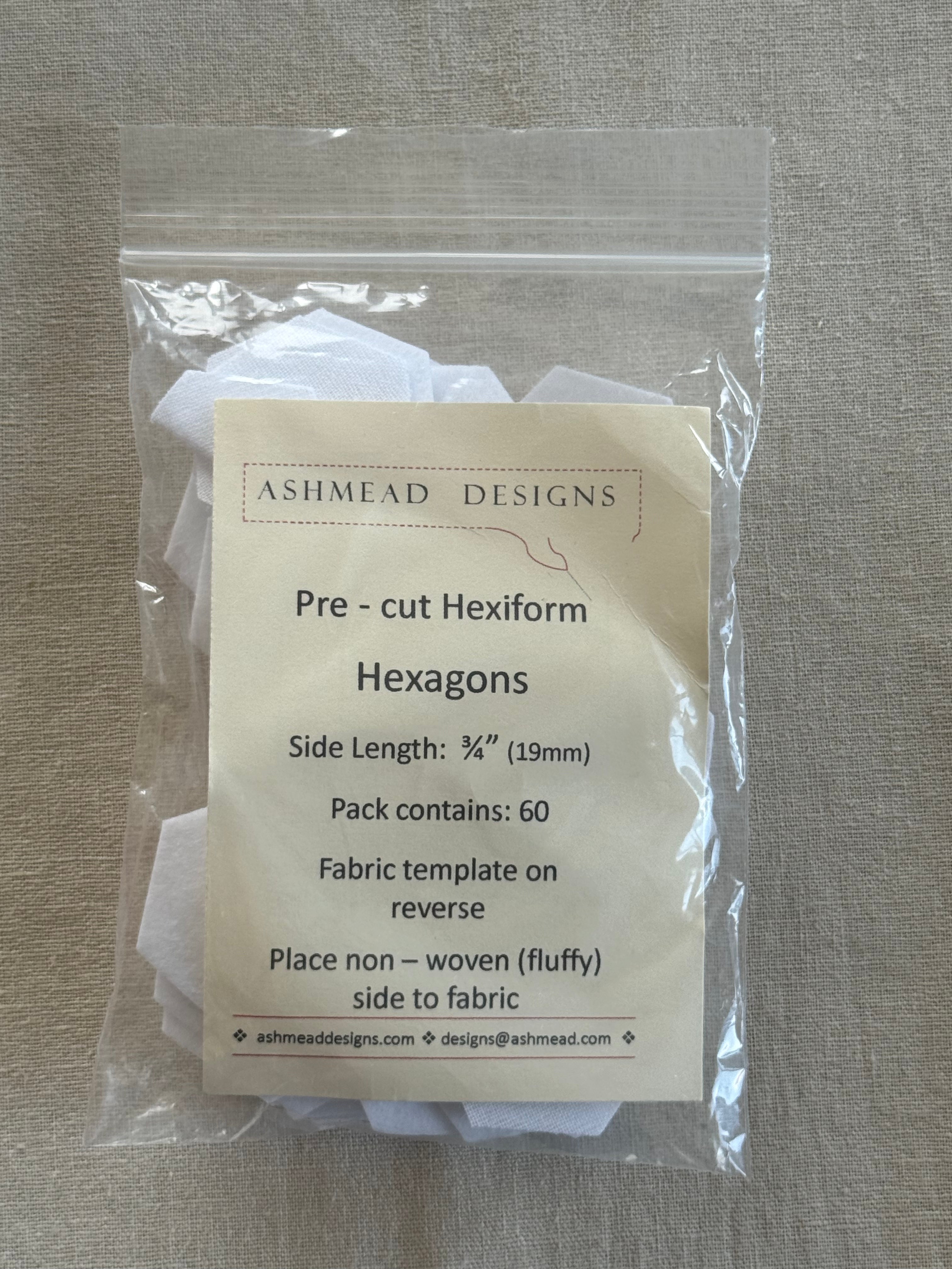Hexiform Precut - Hexagons - 3/4" - pack of 60