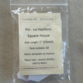 Hexiform Precut - Square House - 1" - pack of 60