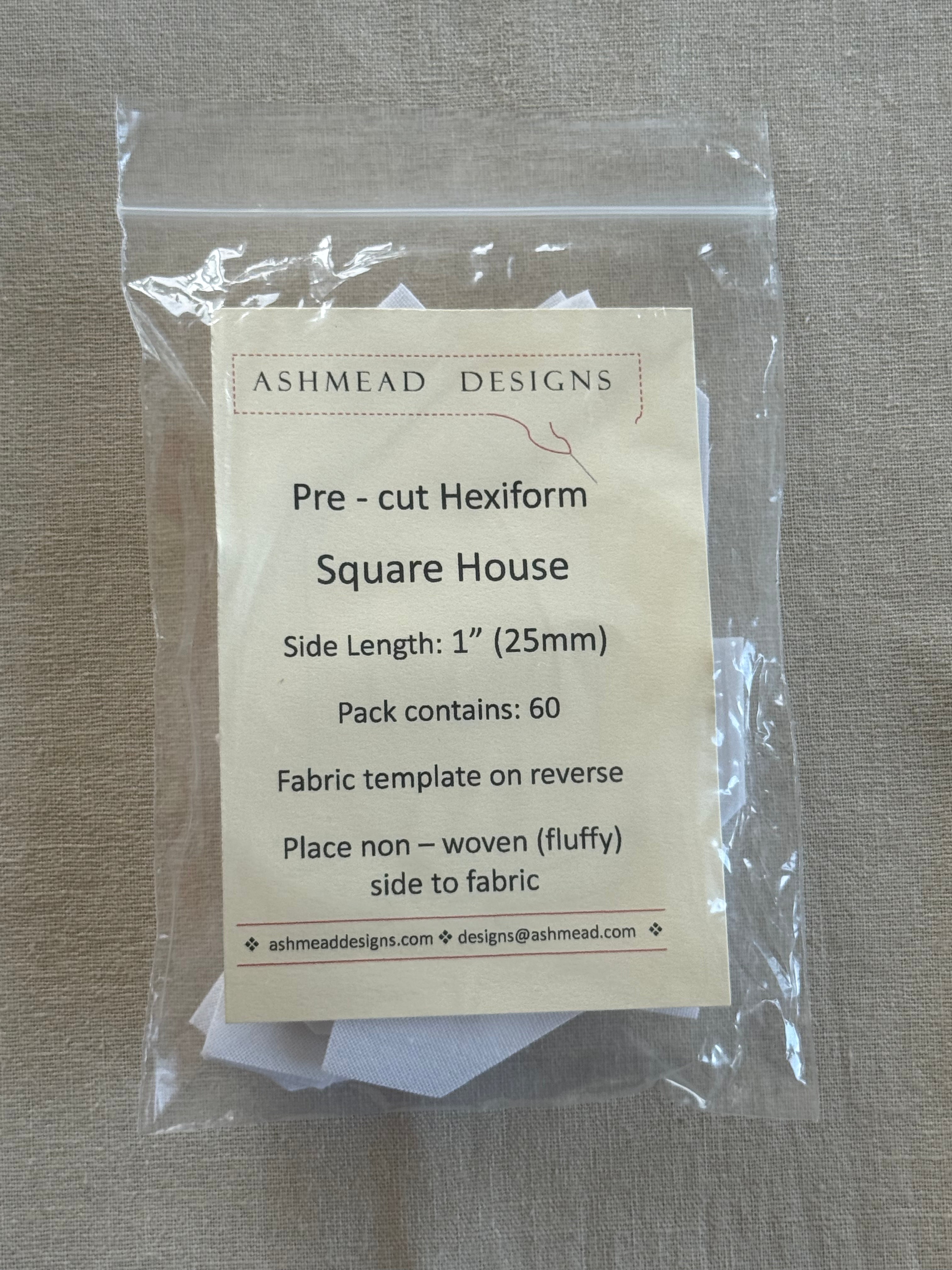 Hexiform Precut - Square House - 1" - pack of 60