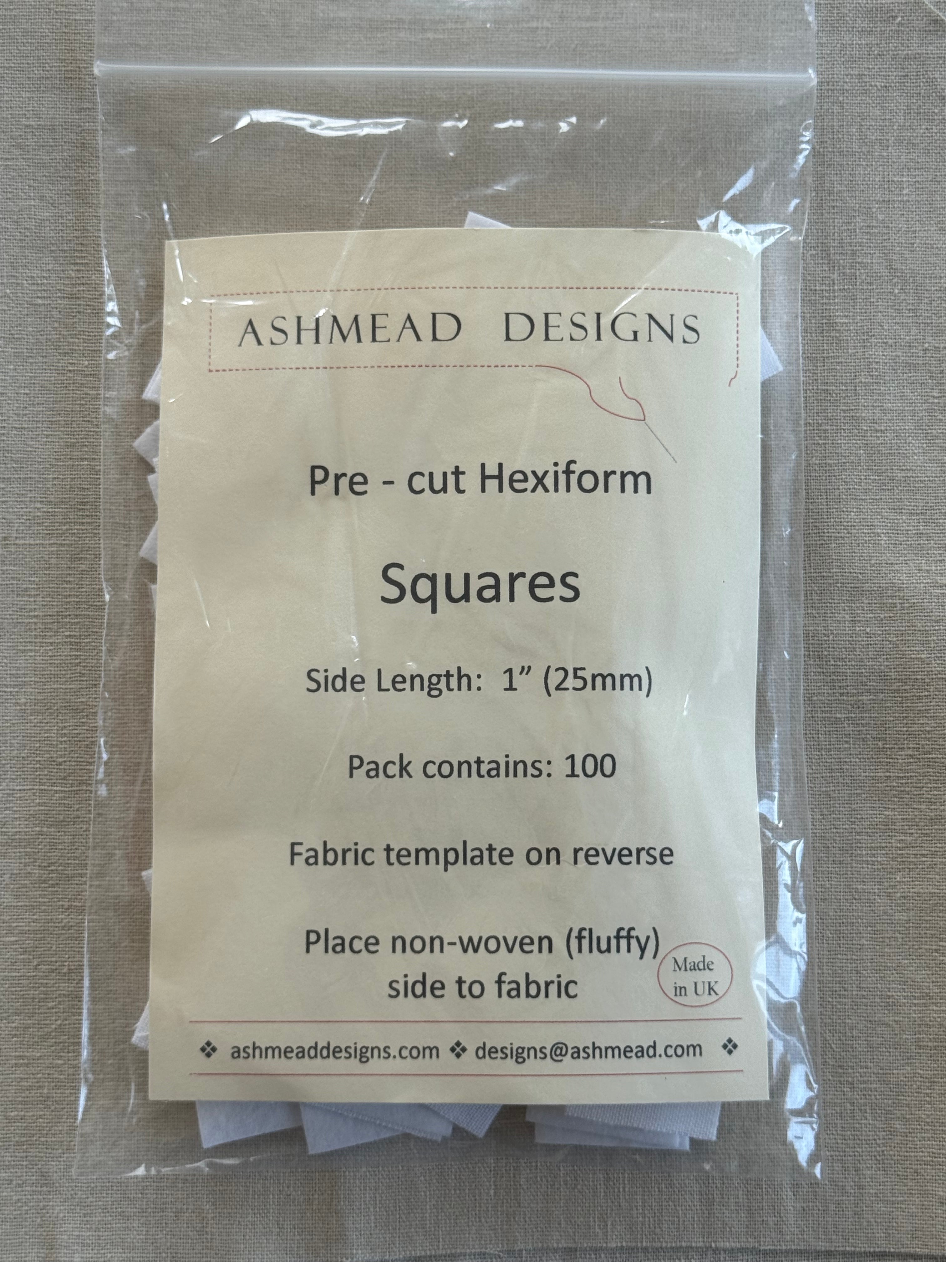 Hexiform Precut - Squares - 1" - pack of 60