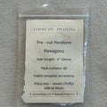 Hexiform Precut - Hexagons - 1/4" - pack of 60