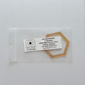 Acrylic Template - 1" Hexagons - 1/4" Windowed