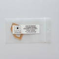 Acrylic Template - 1" Elongated Hexagon - 1/4" Windowed