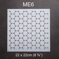 Sashiko Stencil - ME6
