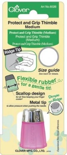 Clover I Sew For Fun Protect n Grip Thimble