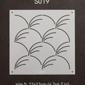 Sashiko Stencil - S019