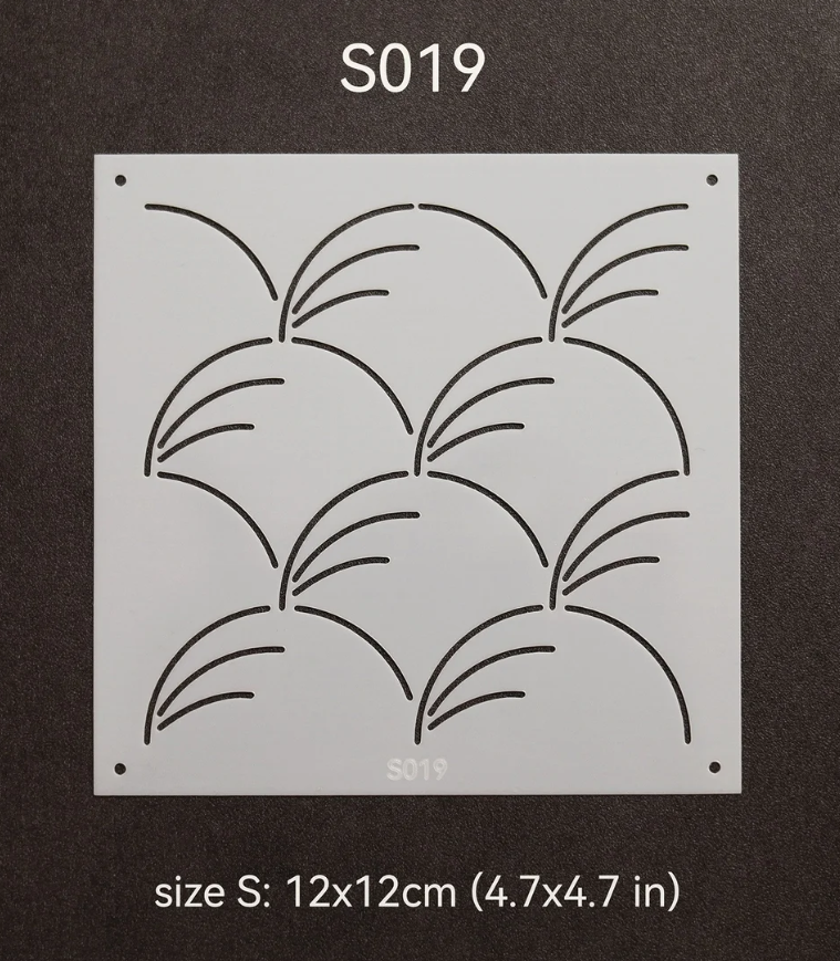 Sashiko Stencil - S019