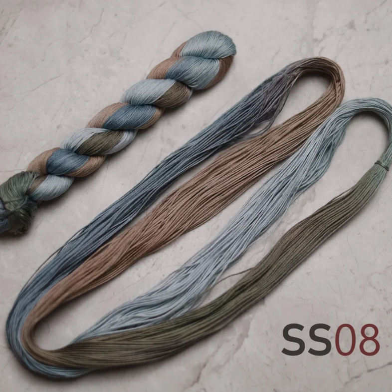 Sashiko Thread - SS08 - 100m - Hand Dyed Variegated