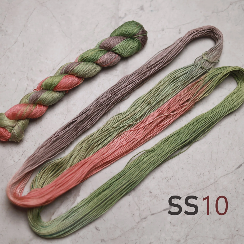 Sashiko Thread - SS10 - 100m - Hand Dyed Variegated