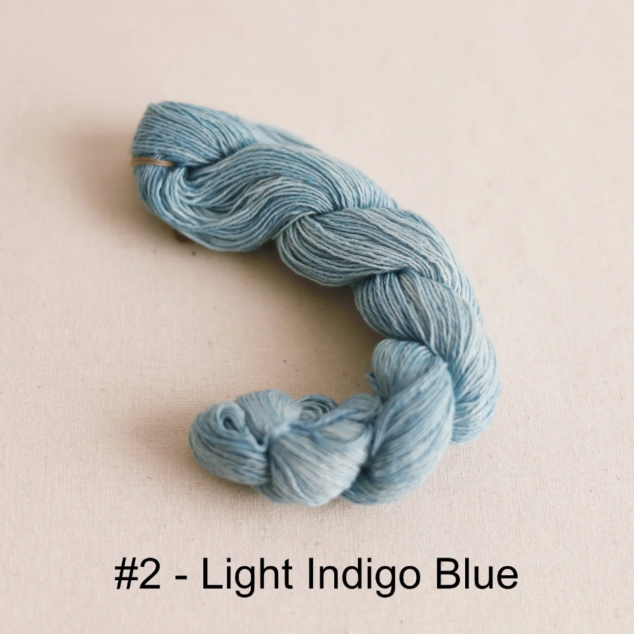 Sashiko Thread - #2 light indigo blue - 110m