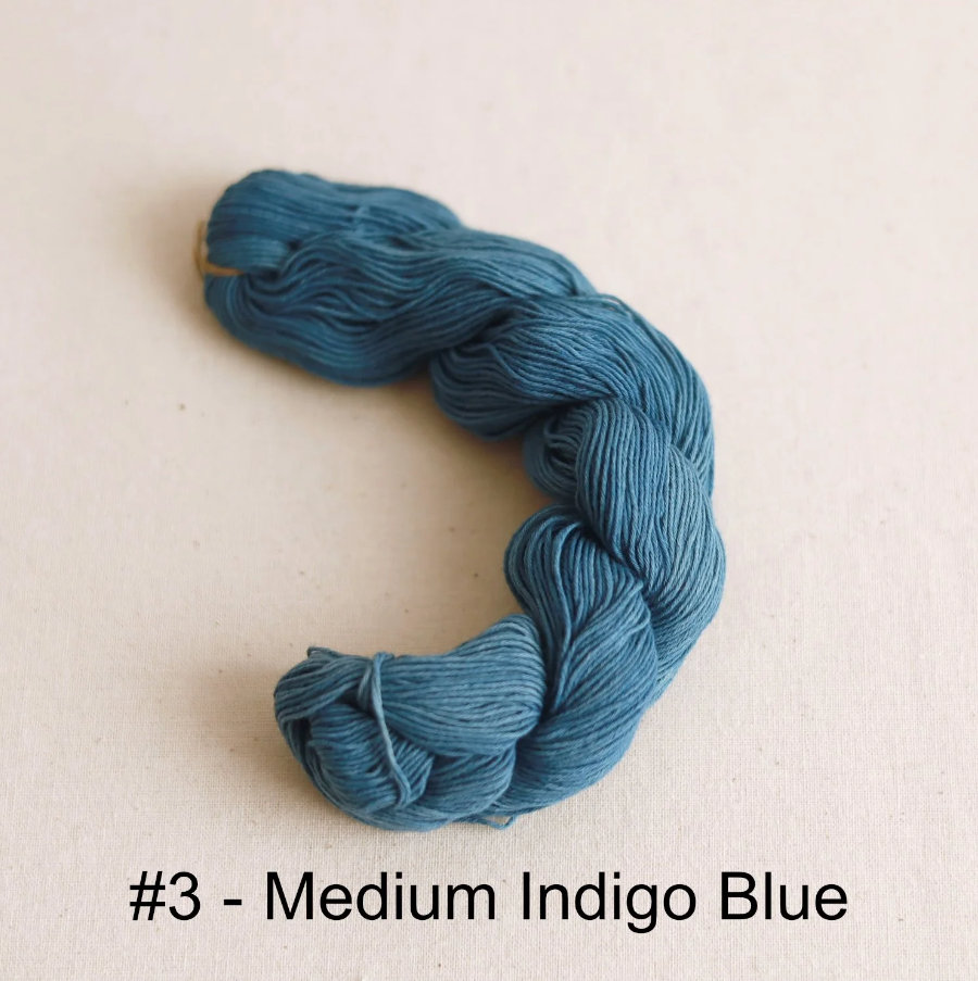 Sashiko Thread - #3 medium indigo blue - 110m