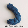 Sashiko Thread - #4 deep indigo blue - 110m - plant-dyed hand dyed