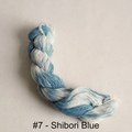 Sashiko Thread - #7 shibori blue - 110m - plant-dyed hand dyed