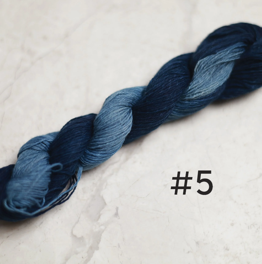 Sashiko Thread - #5 indigo plant-dyed hand dyed