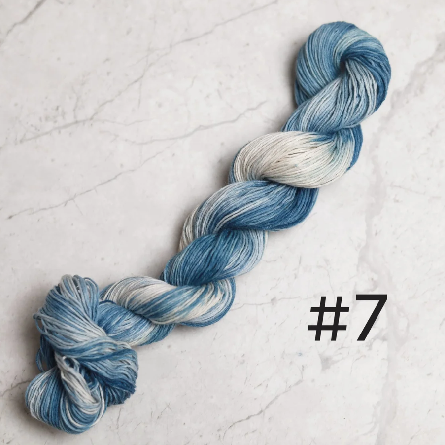 Sashiko Thread - #7 indigo plant-dyed hand dyed