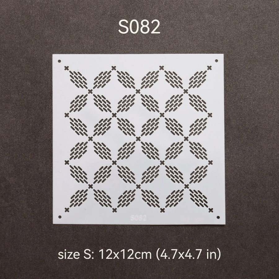 Sashiko Stencil - S082