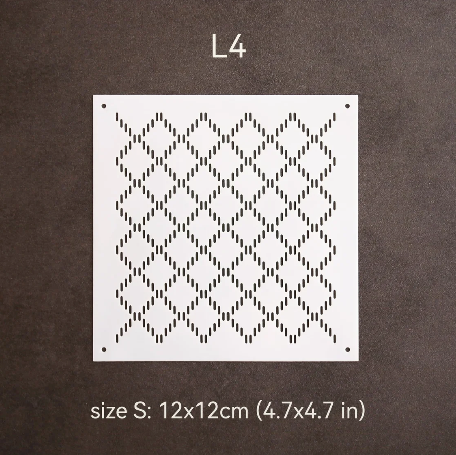 Sashiko Stencil - L4