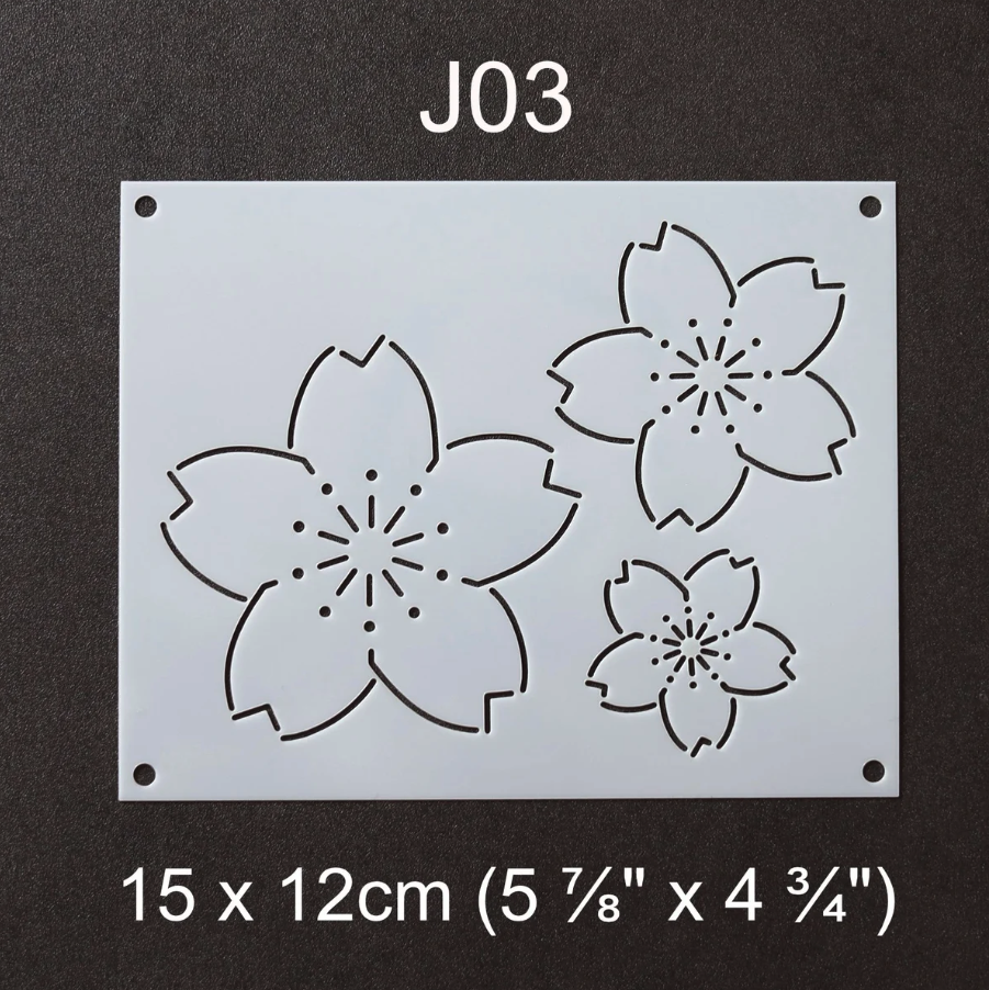 Sashiko Stencil - J03