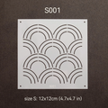 Sashiko Stencil - S001