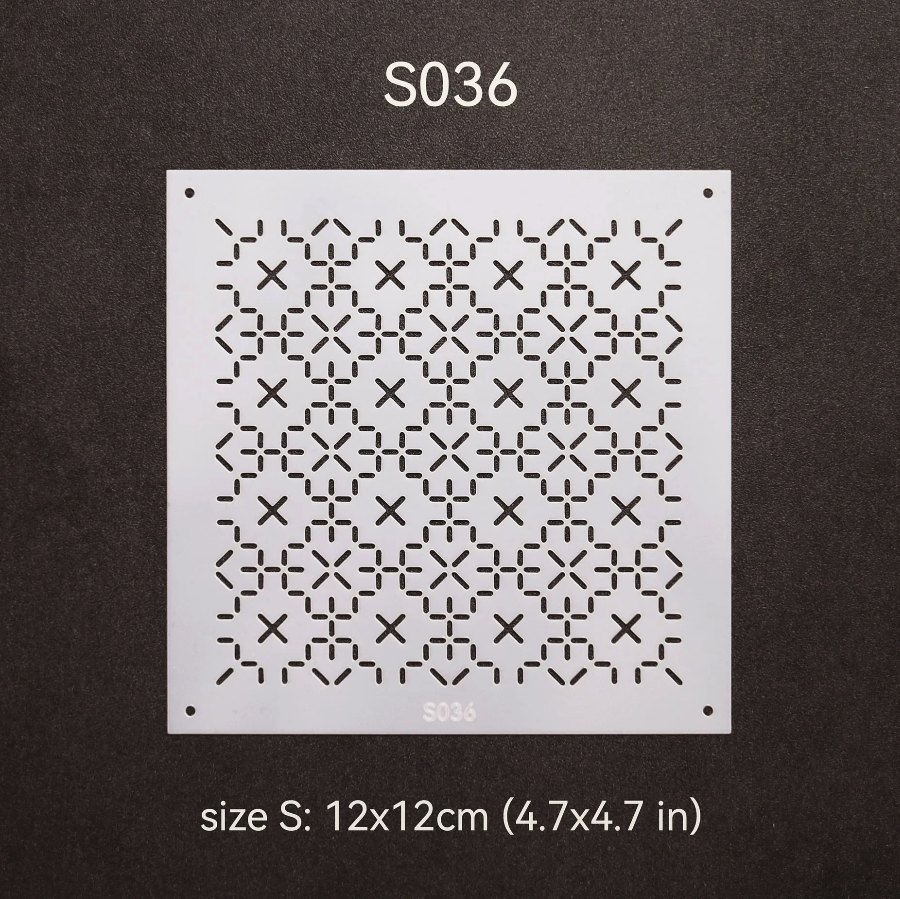 Sashiko Stencil - S036
