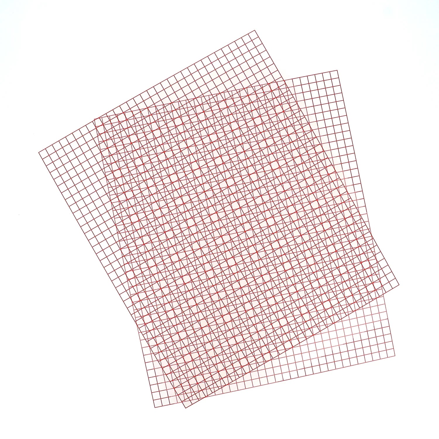 Squared Transparent Template Sheets