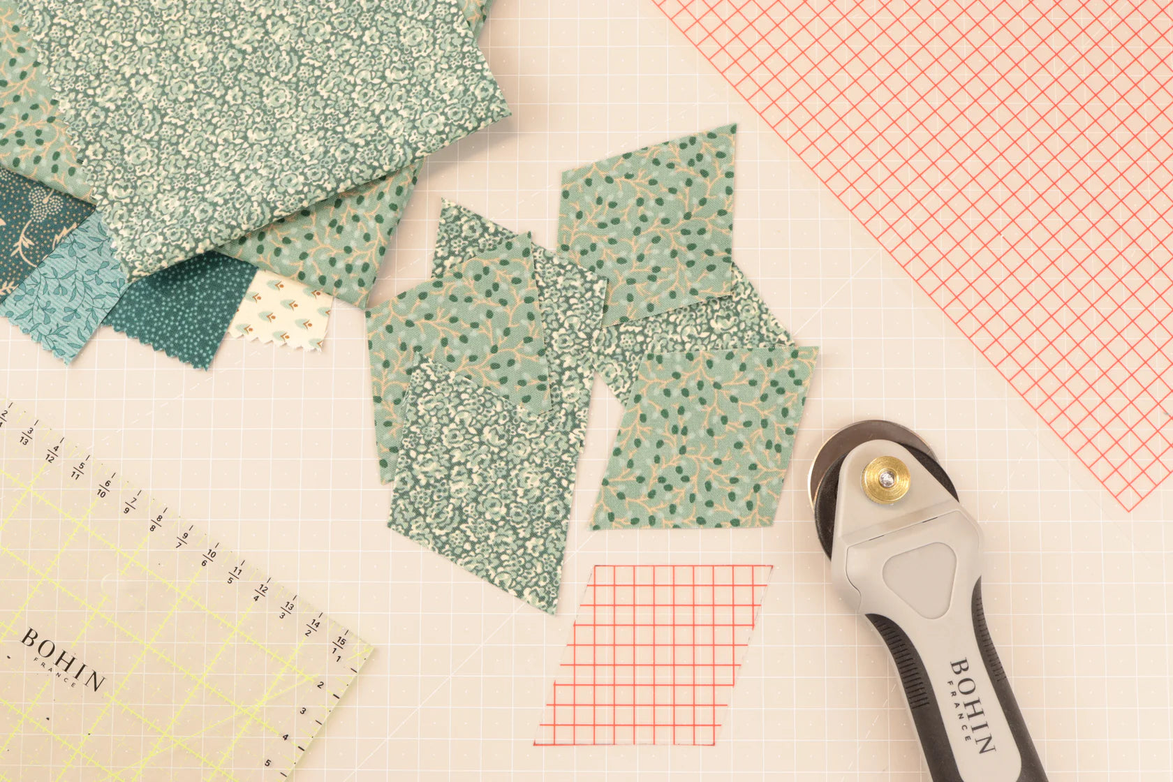 Squared Transparent Template Sheets