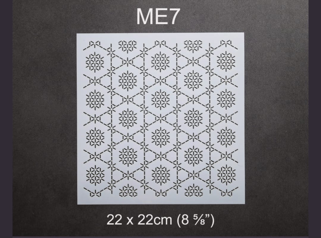 Sashiko Stencil - ME7